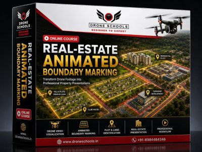 Real-Estate Animated Boundary Marking