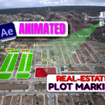 Real-Estate Animated Boundary Marking