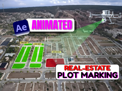 Real-Estate Animated Boundary Marking